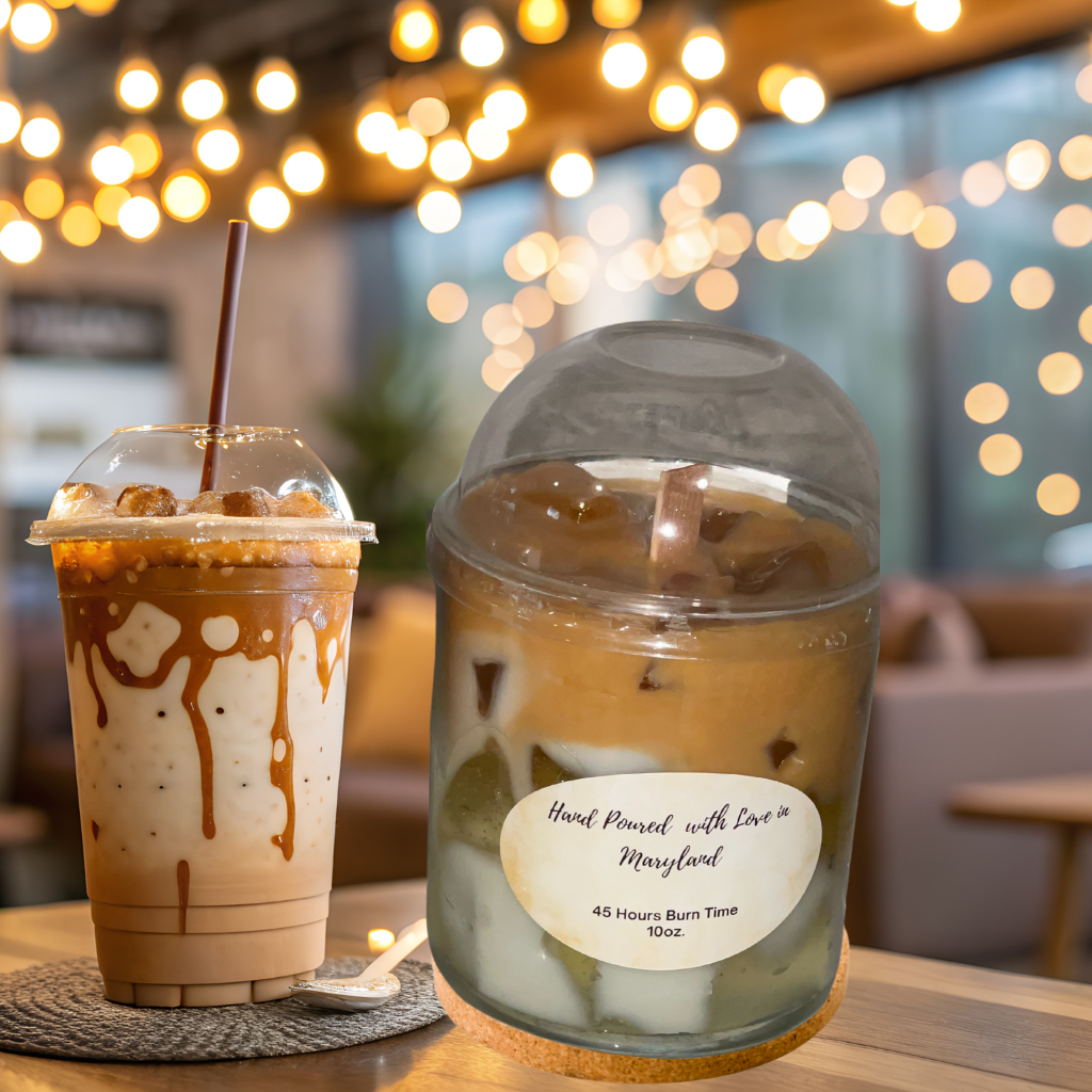 Iced Caramel Latte Candle