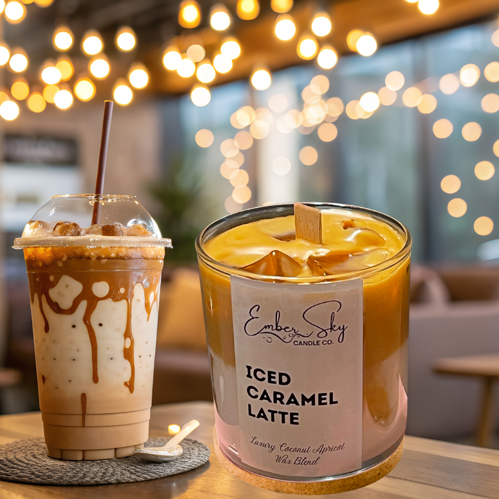 Iced Caramel Latte Candle
